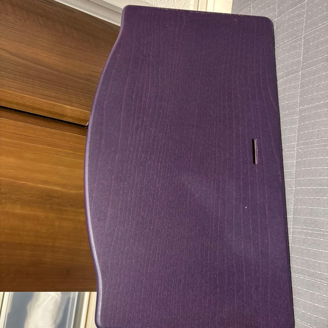 トリップトラップパープル ベビーチェア 調整可能