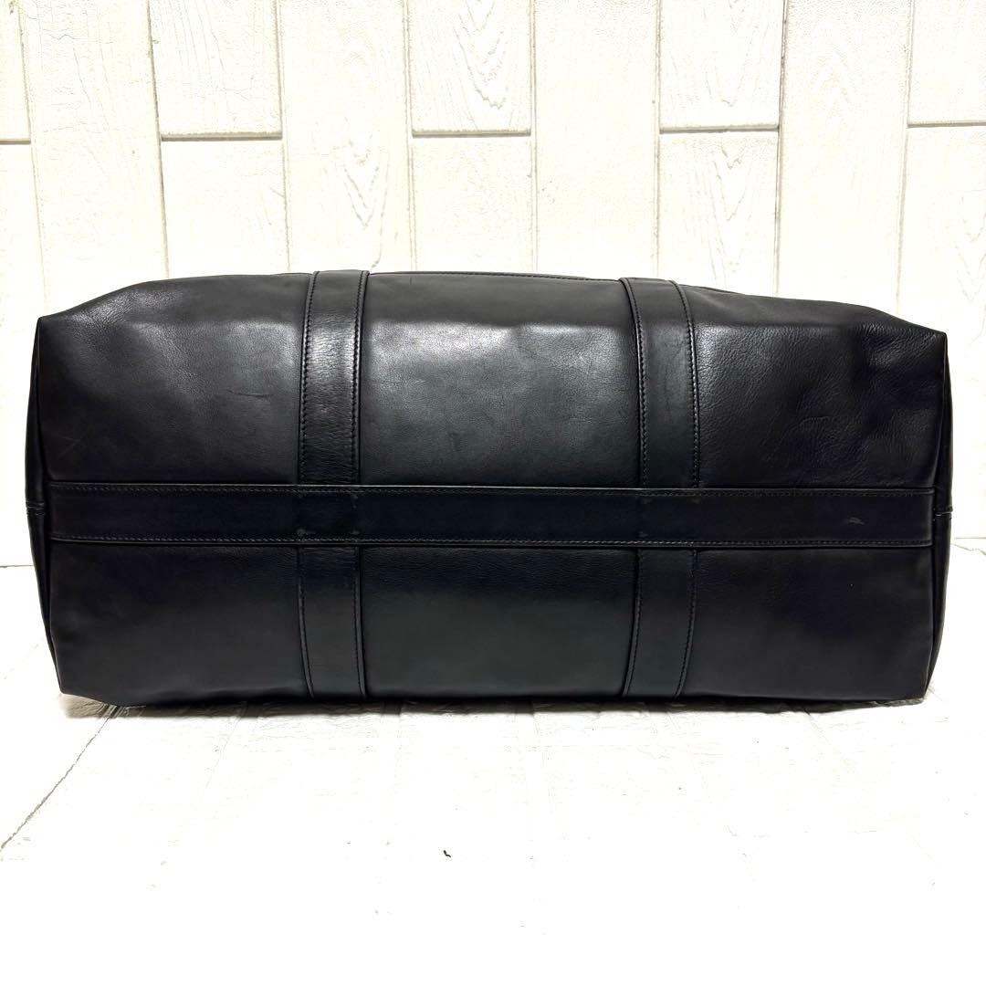 美品 80s OLD COACH USA製 ボストンバッグ ドラムバッグ レザー