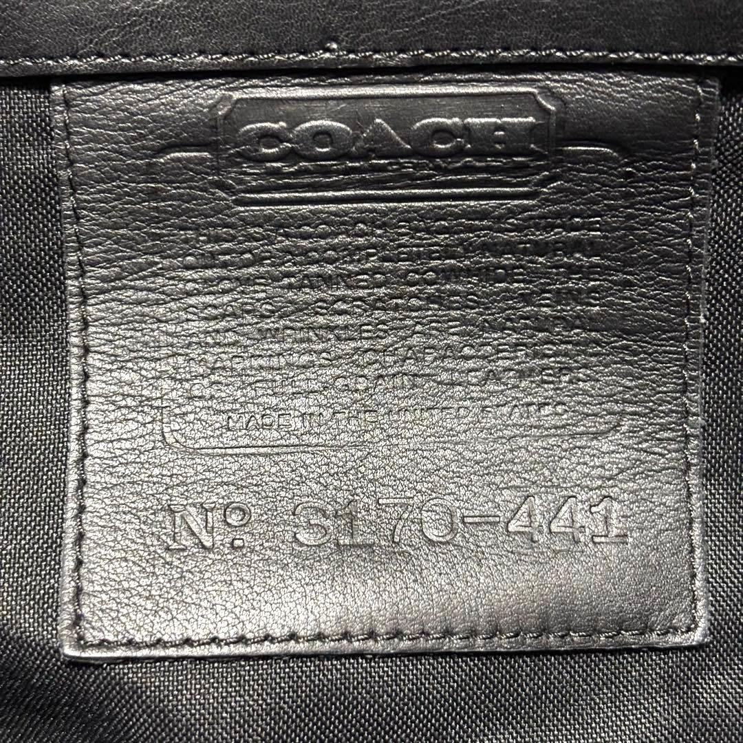 美品 80s OLD COACH USA製 ボストンバッグ ドラムバッグ レザー