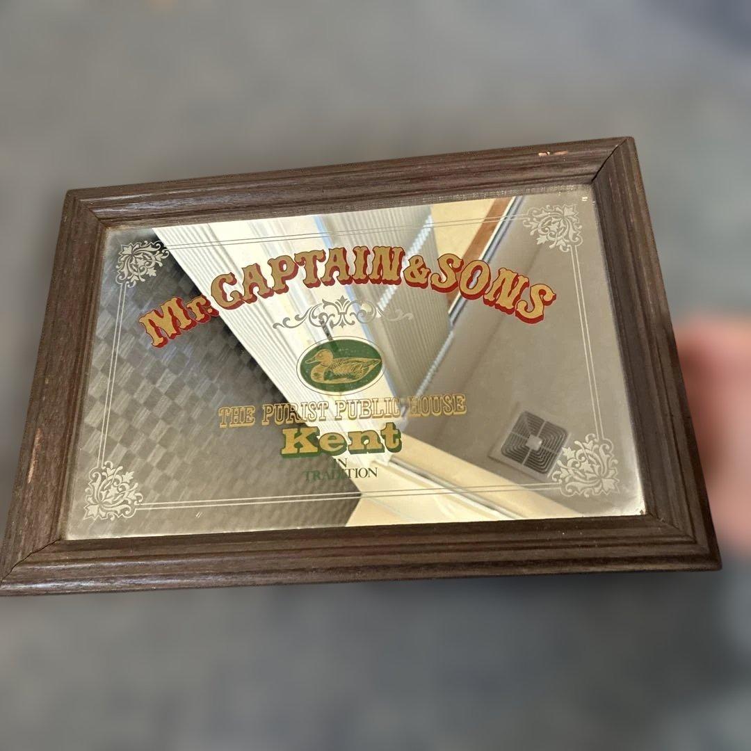 Kent ケント パブミラー アイビー 店頭 看板 鏡 ビンテージ