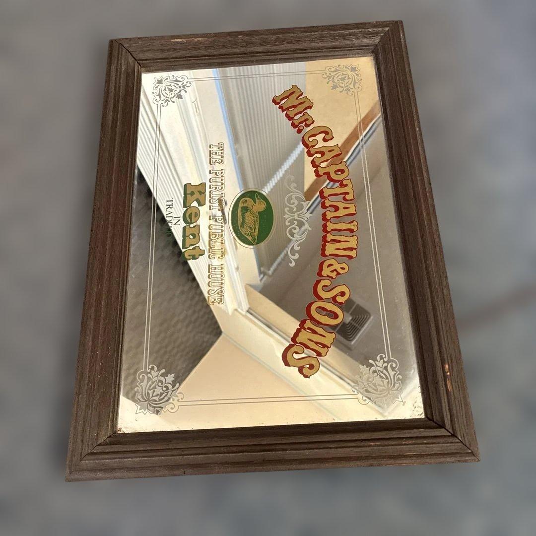 Kent ケント パブミラー アイビー 店頭 看板 鏡 ビンテージ