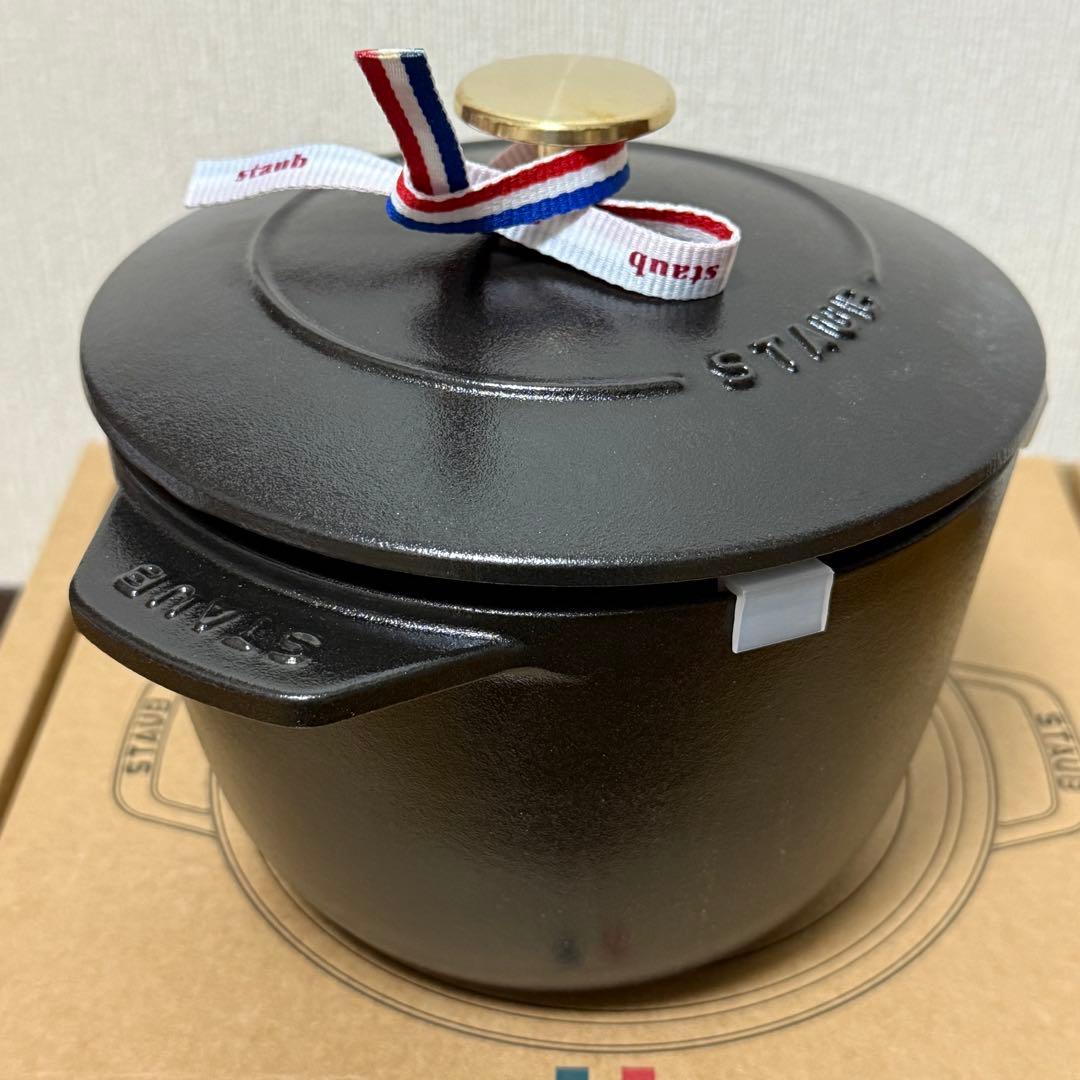 ストウブ ラココットデゴハンM 黒　新品未使用