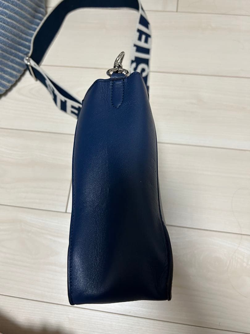 ステラマッカートニー　ネイビー ショルダーバッグ