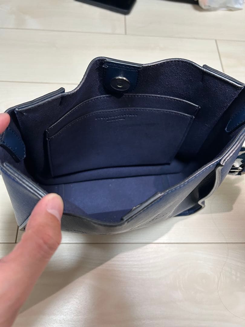 ステラマッカートニー　ネイビー ショルダーバッグ