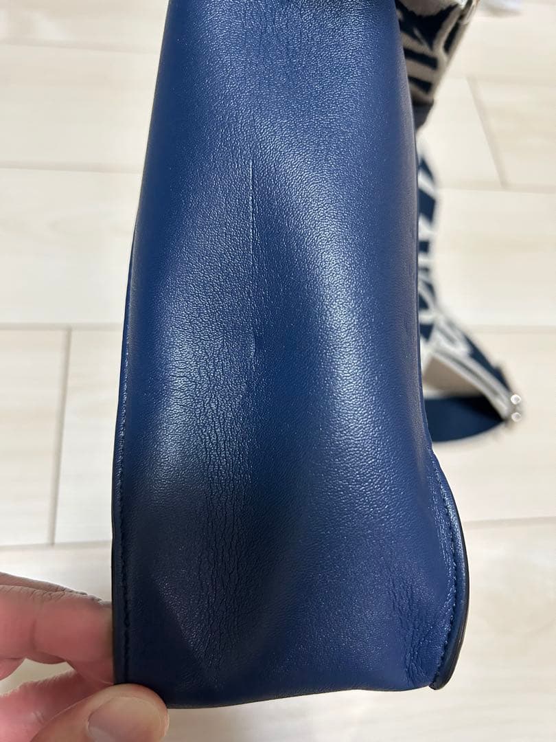 ステラマッカートニー　ネイビー ショルダーバッグ