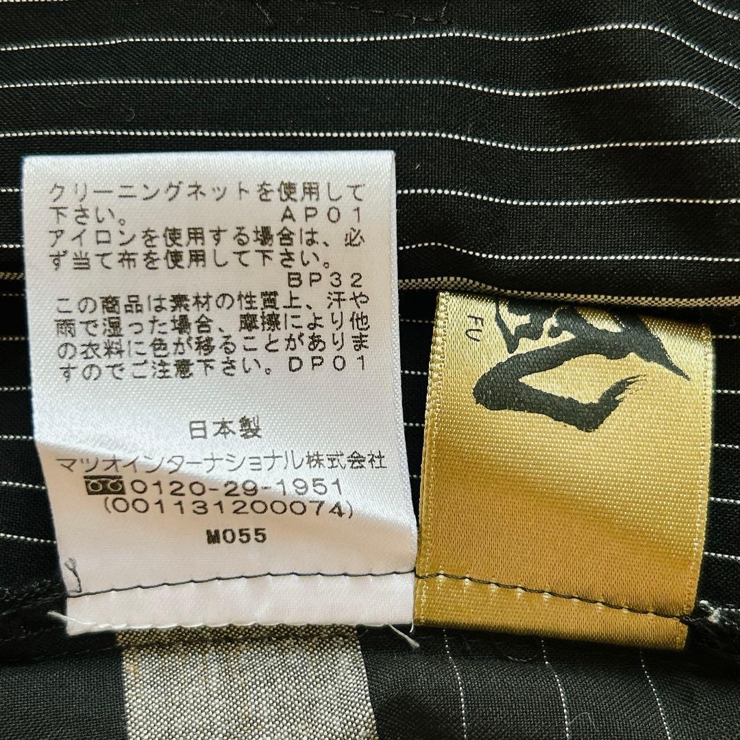 芽風 センソユニコ バルーン クロップド パンツ　チェック　黒グレー