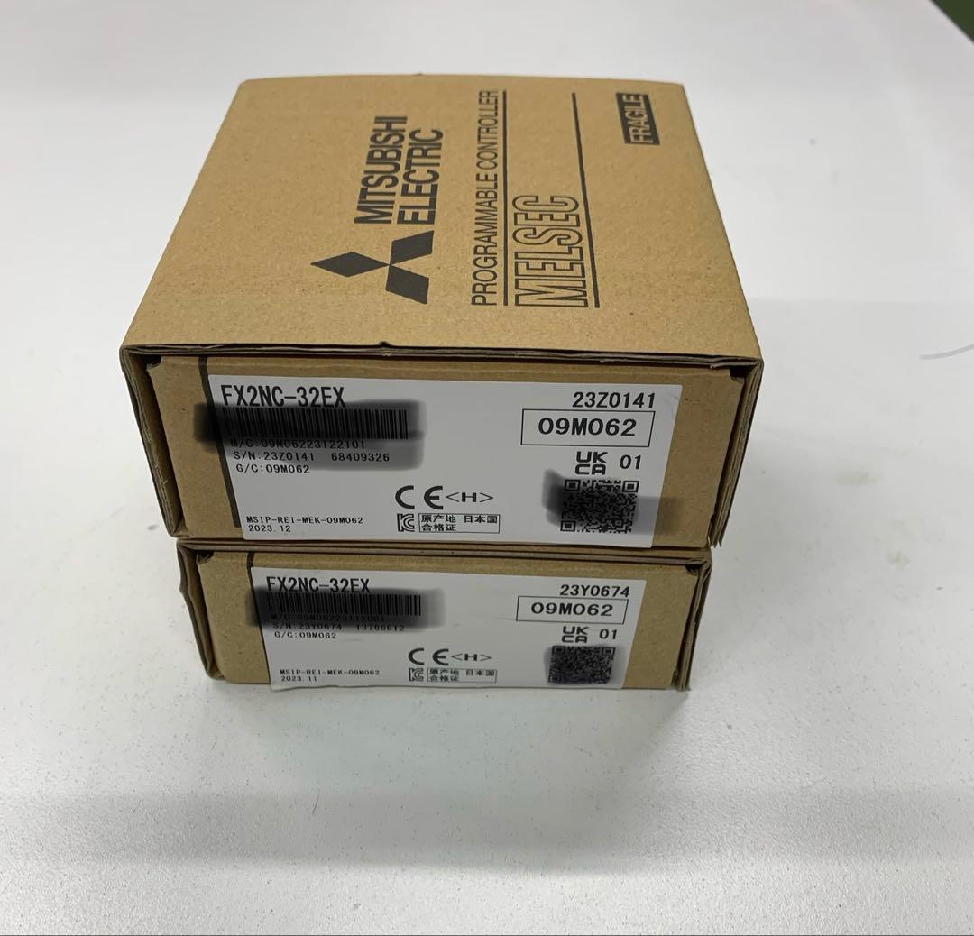 三菱 入力増設ユニット FX2NC-32EX 2個セット