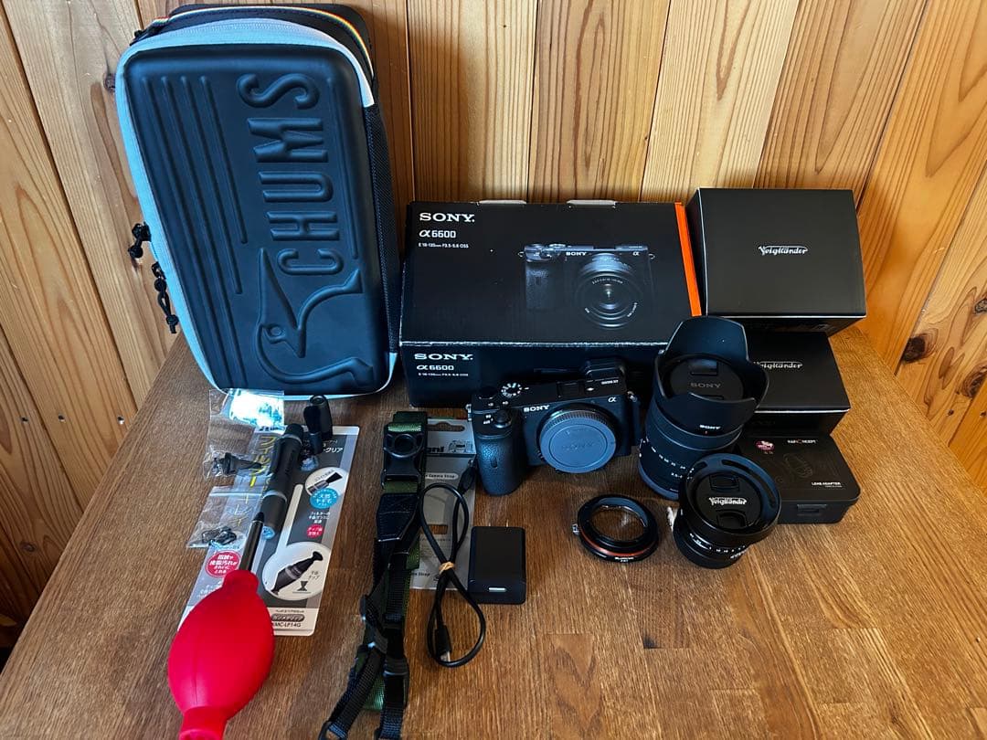 SONY α6600 ボディ＋NOKTON40 F1.4＋18-135mm 美品