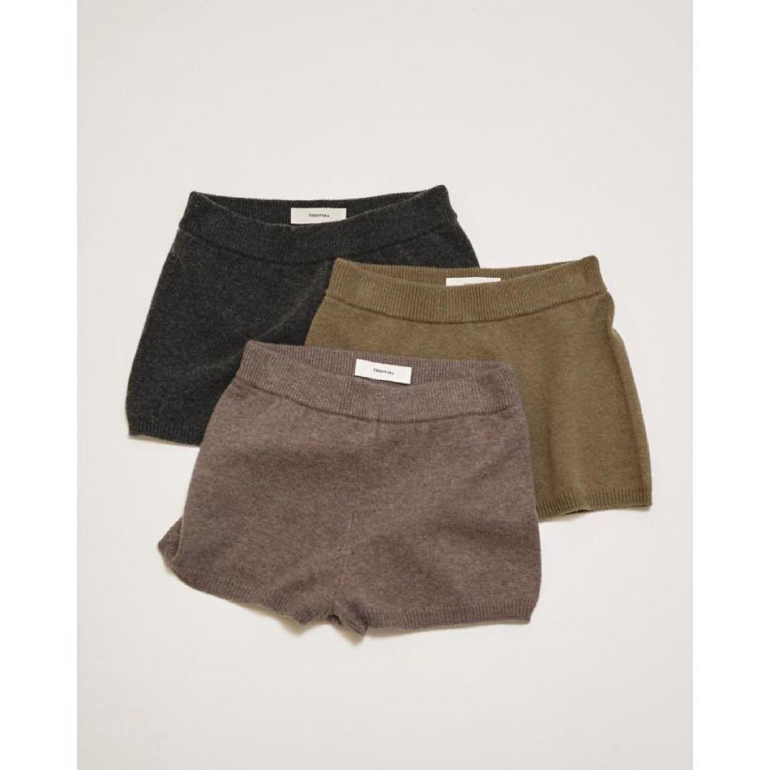 新品未使用◎todayful Cashmere Knit Bloomer モカ