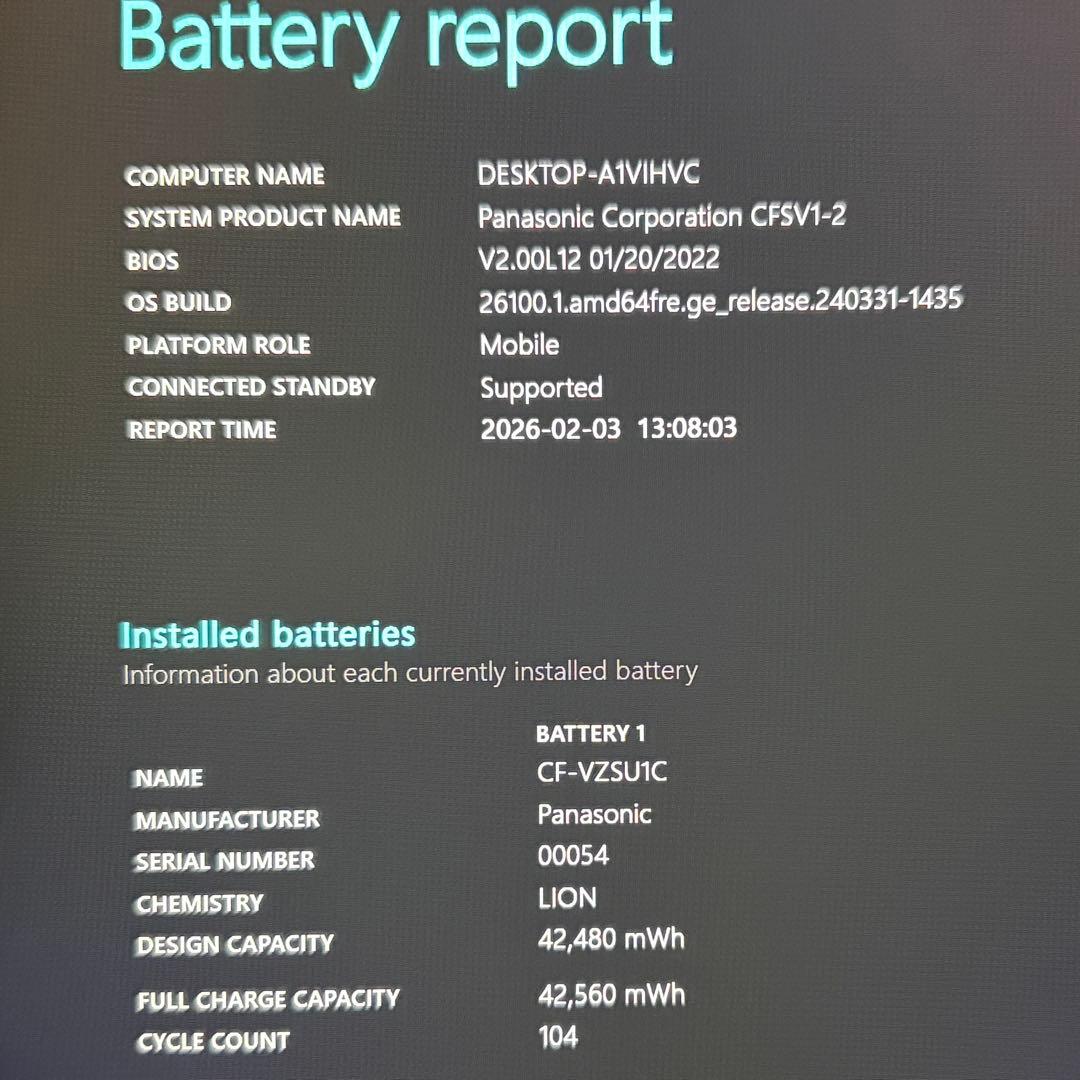 美品 Let's note SV1 11世代 i5 16GB 256Ｇ オフィス