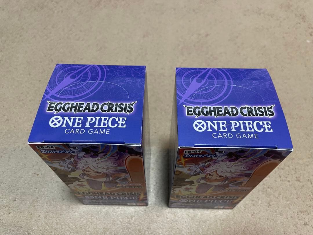 ワンピースカードゲーム「エッグヘッドクライシス （テープ付き）」2BOX