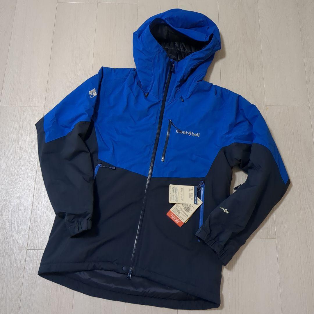 【新品】mont-bell　パウダーホップ パーカ　メンズ　М　ブルー