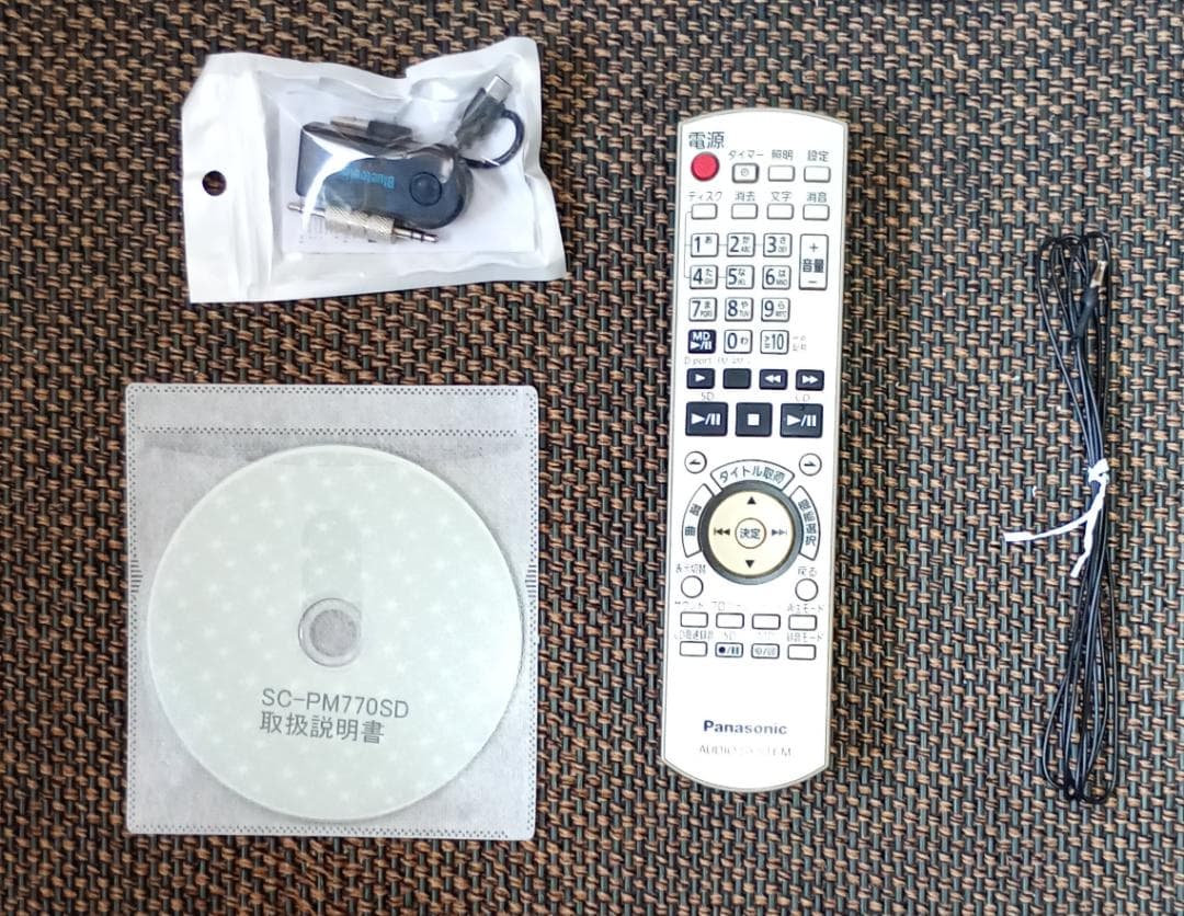 Panasonic SA-PM770SD CD/MD/SD/BT対応　動作良好