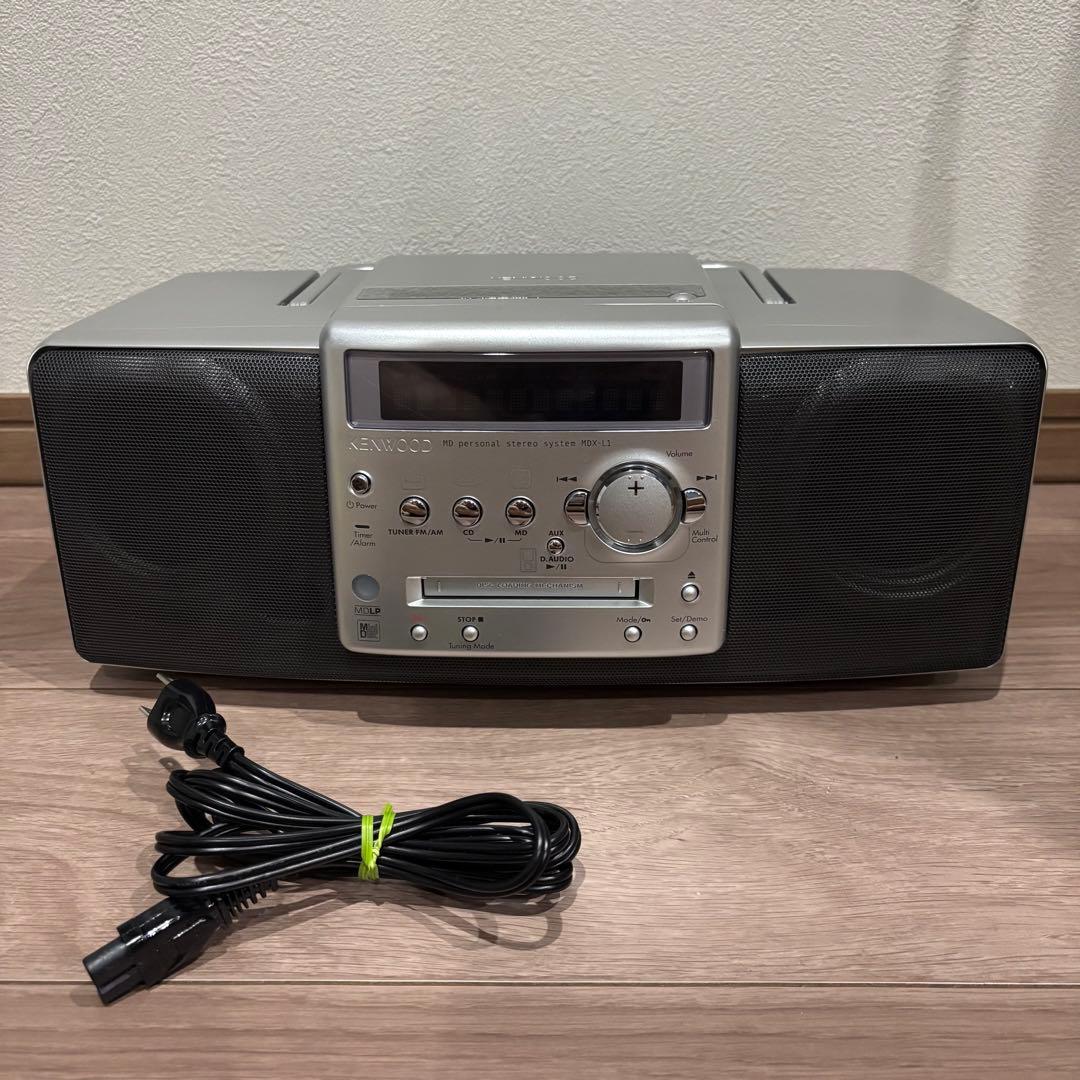 【美品】 KENWOOD MDX-L1 CD/MD/TUNER コンポ ラジカセ