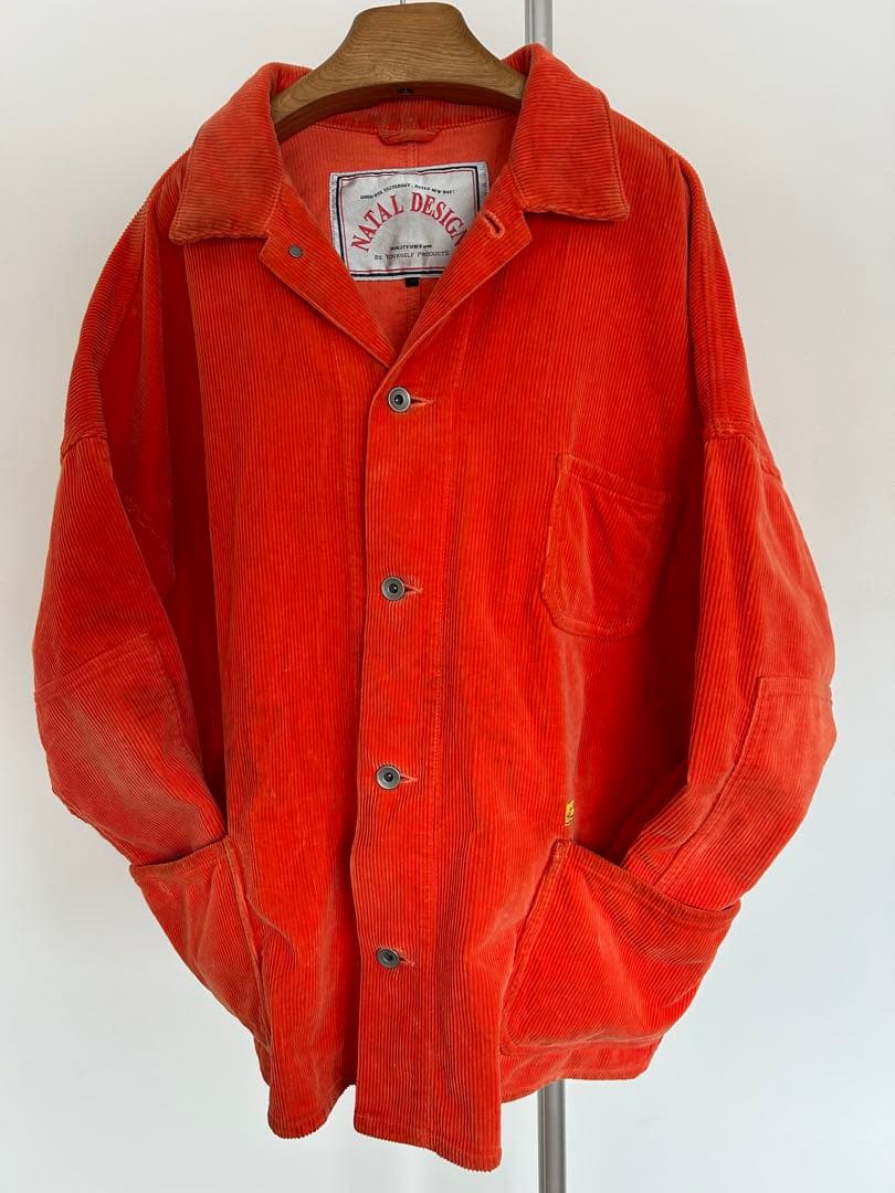 NATAL DESIGN ジャケット　メンズ　コーデュロイ　オレンジ