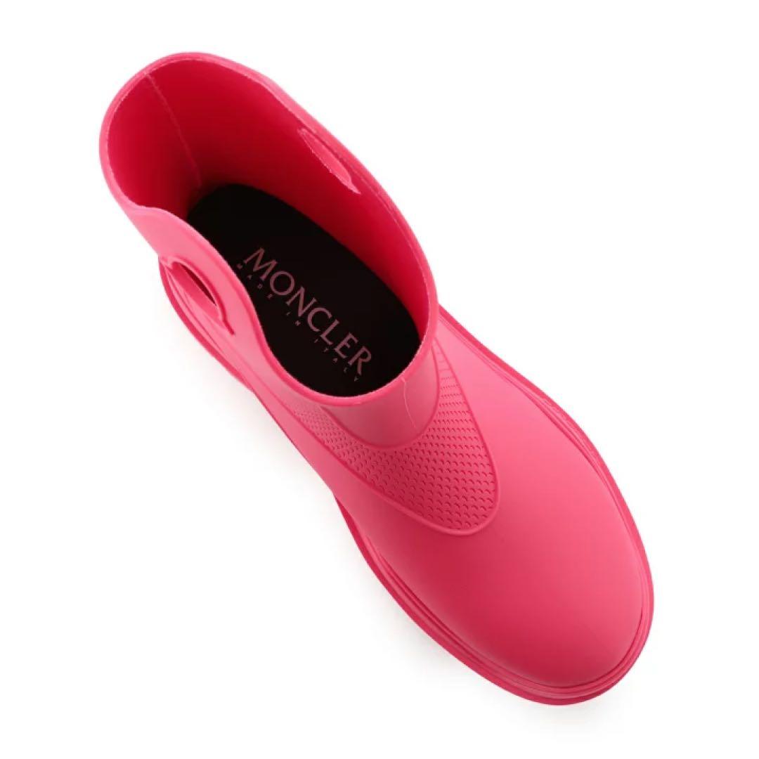 モンクレール MONCLER レインブーツ ピンク 37（約23.5~24cm）