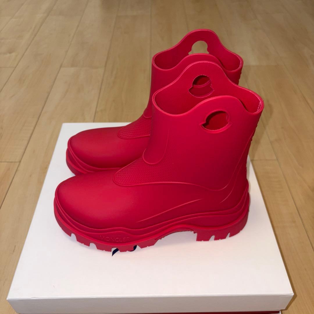 モンクレール MONCLER レインブーツ ピンク 37（約23.5~24cm）