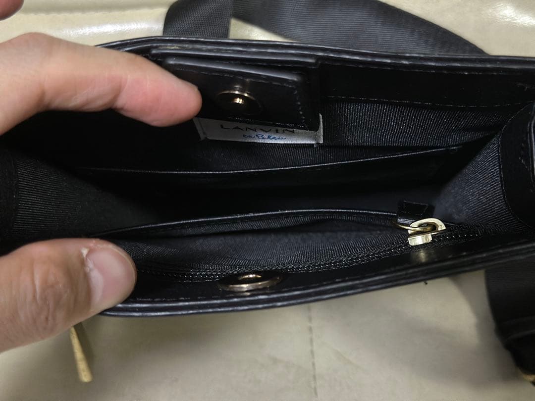 ランバンオンブルー アールデコミニショルダーバッグ 135周年記念バッグ