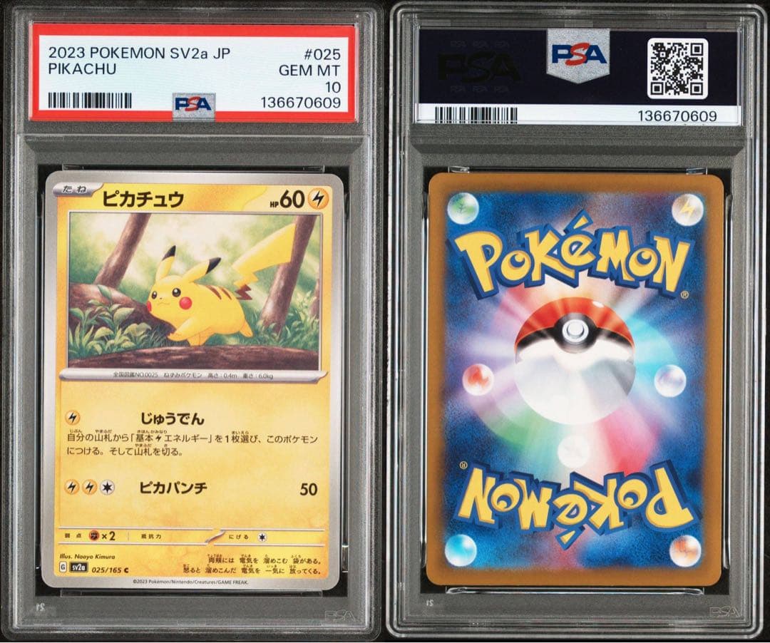 超希少　ピカチュウ　PSA10 ノーマル　025 not horo 151