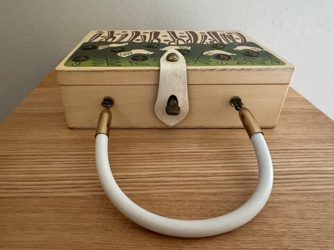 エニッドコリンズ 木製 ハンドバッグ Enid Collins