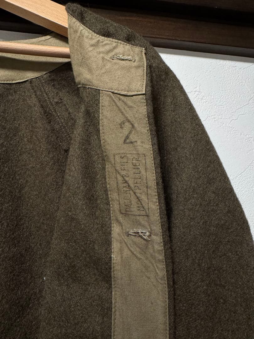 1950'S フランス軍 M35 モーターサイクルコート ウールライナー