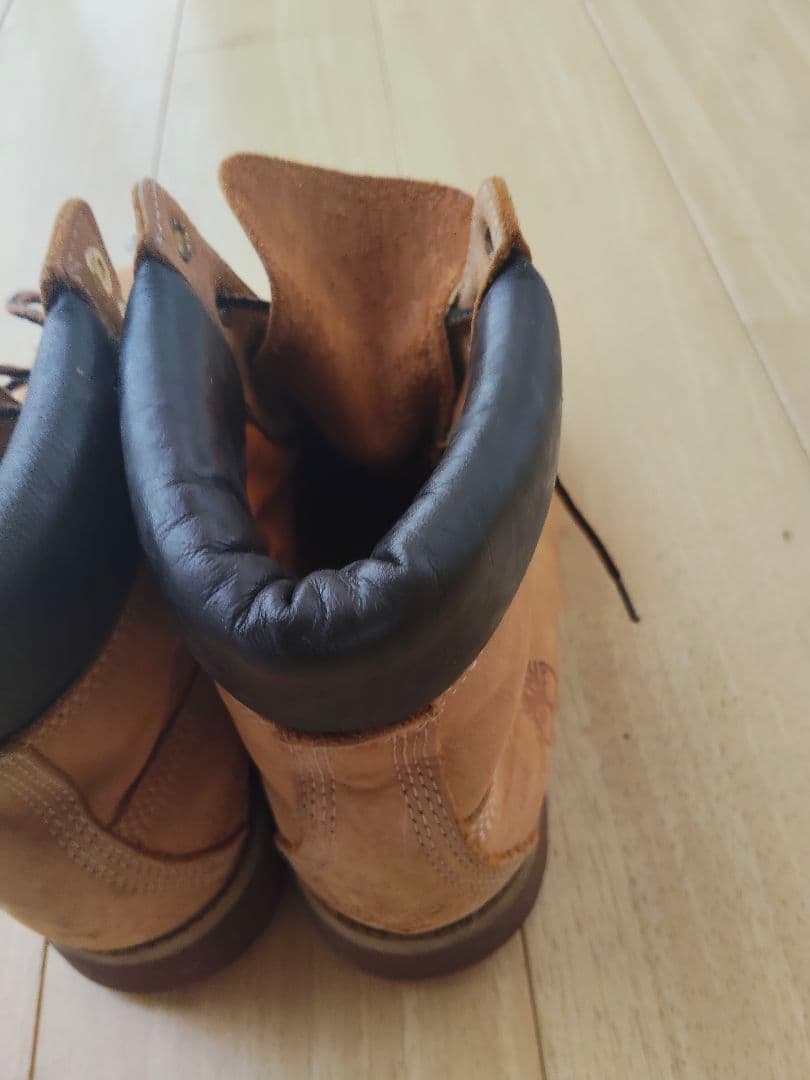 Timberland ベージュ ハイカットブーツ