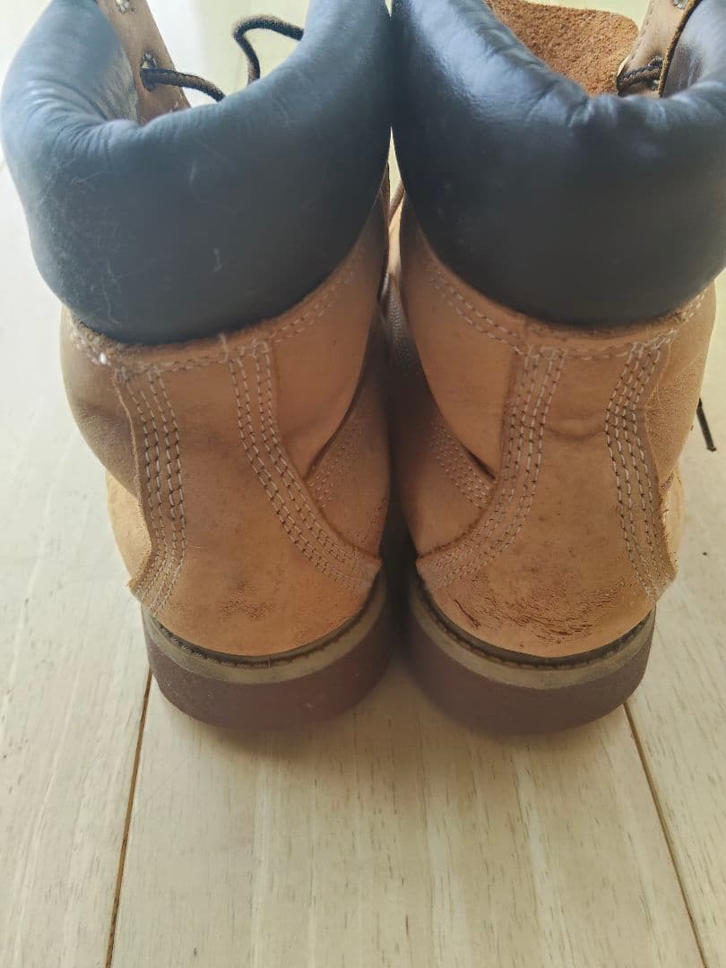 Timberland ベージュ ハイカットブーツ