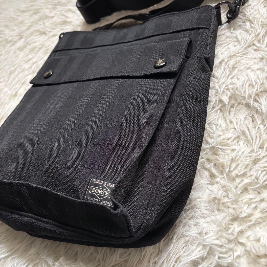 完売品　PORTER ポーター　タンゴブラックシリーズ　ショルダーバッグ　黒