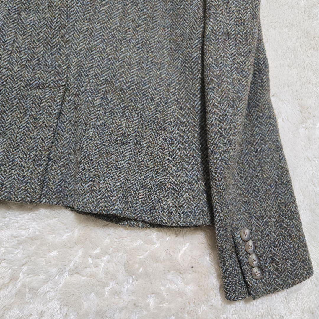 ポロ ラルフローレン ツイード ヘリンボーン テーラードジャケット イタリア製