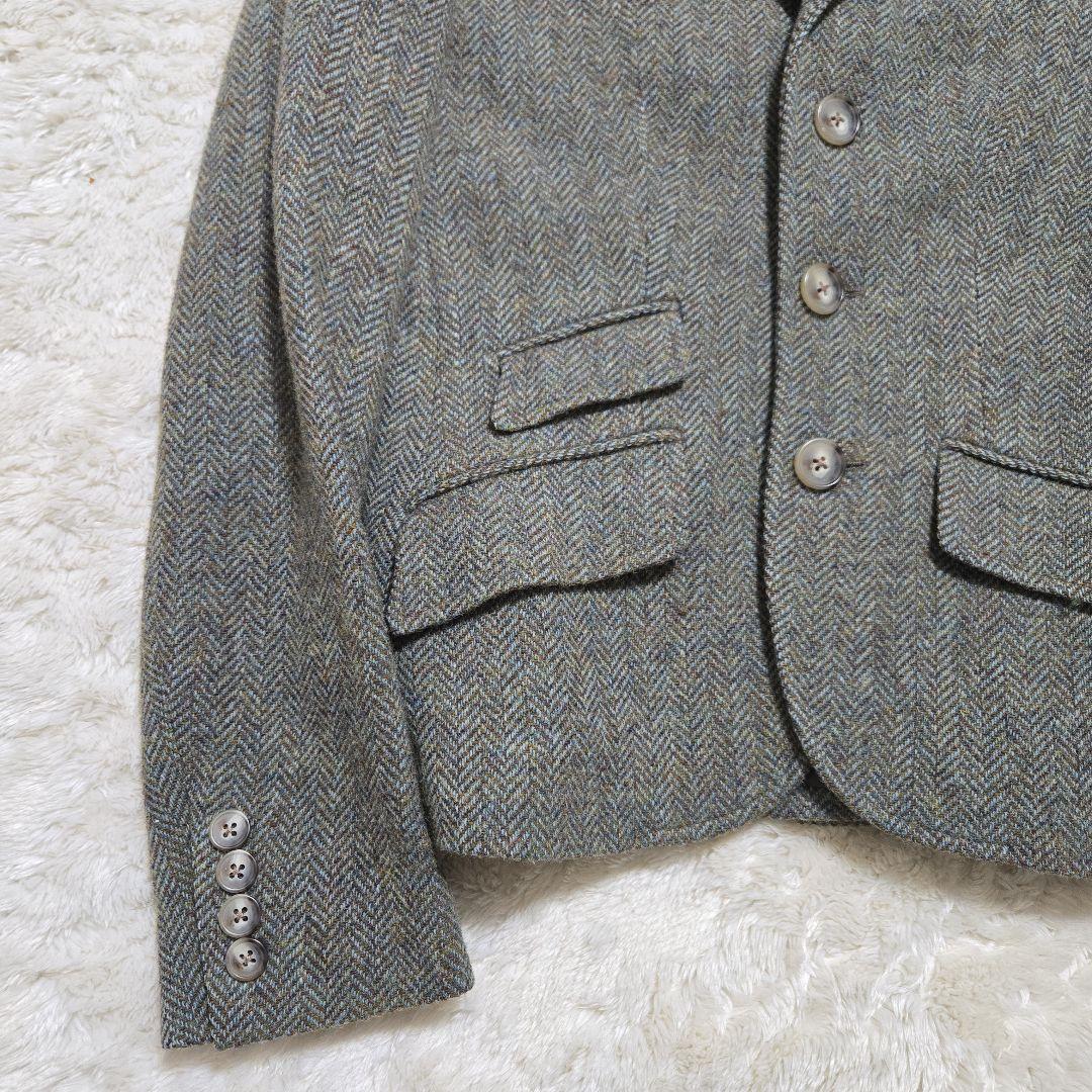 ポロ ラルフローレン ツイード ヘリンボーン テーラードジャケット イタリア製