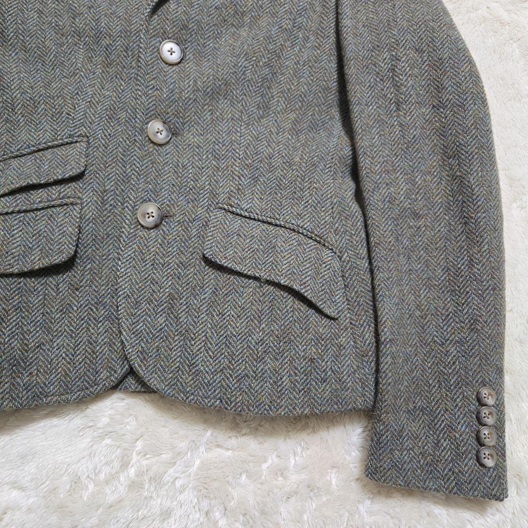 ポロ ラルフローレン ツイード ヘリンボーン テーラードジャケット イタリア製