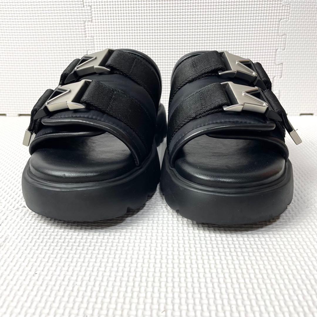 未使用級　ボッテガヴェネタ　フラッシュサンダル　レザー　厚底　ベルト　約24cm