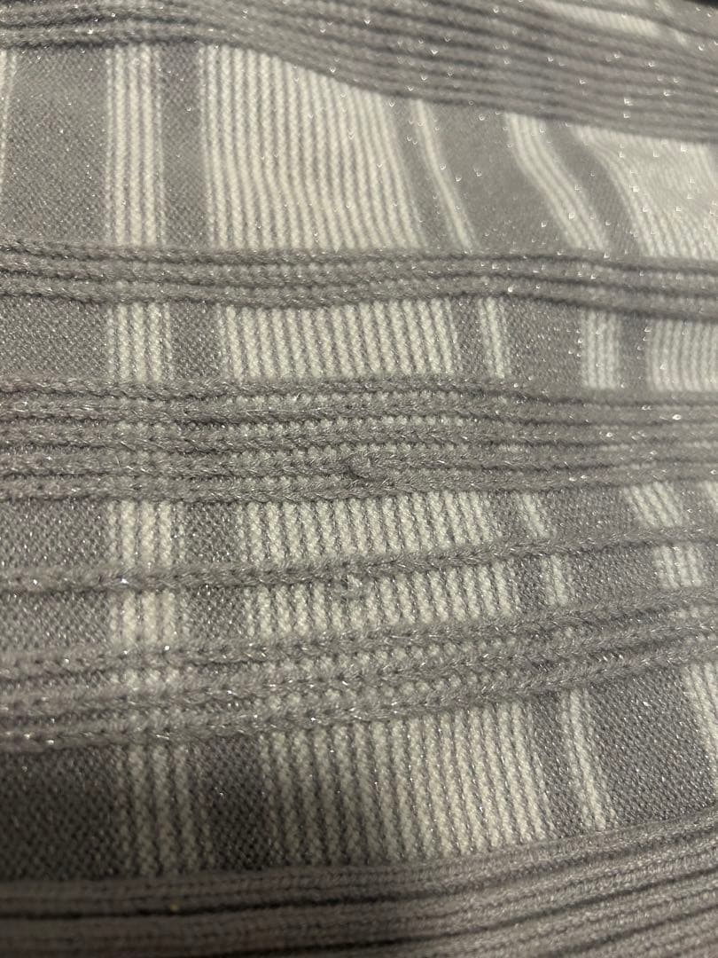 LIP SERVICE リボンフェザーアンサンブルニットワンピース ブルー