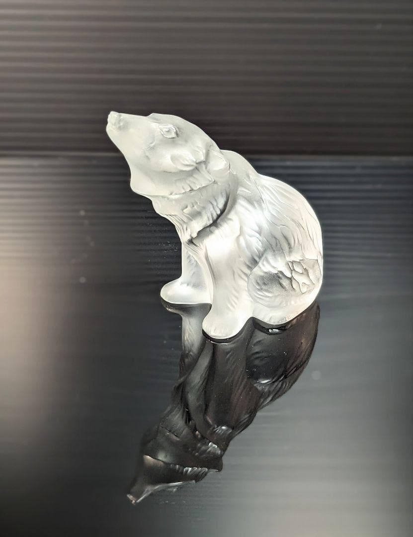 LALIQUE ラリック ベア くま 熊 オーナメント オブジェ ガラス