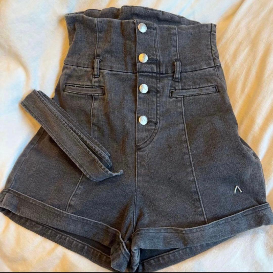 パンツ andmary Highwaist ribbon pants