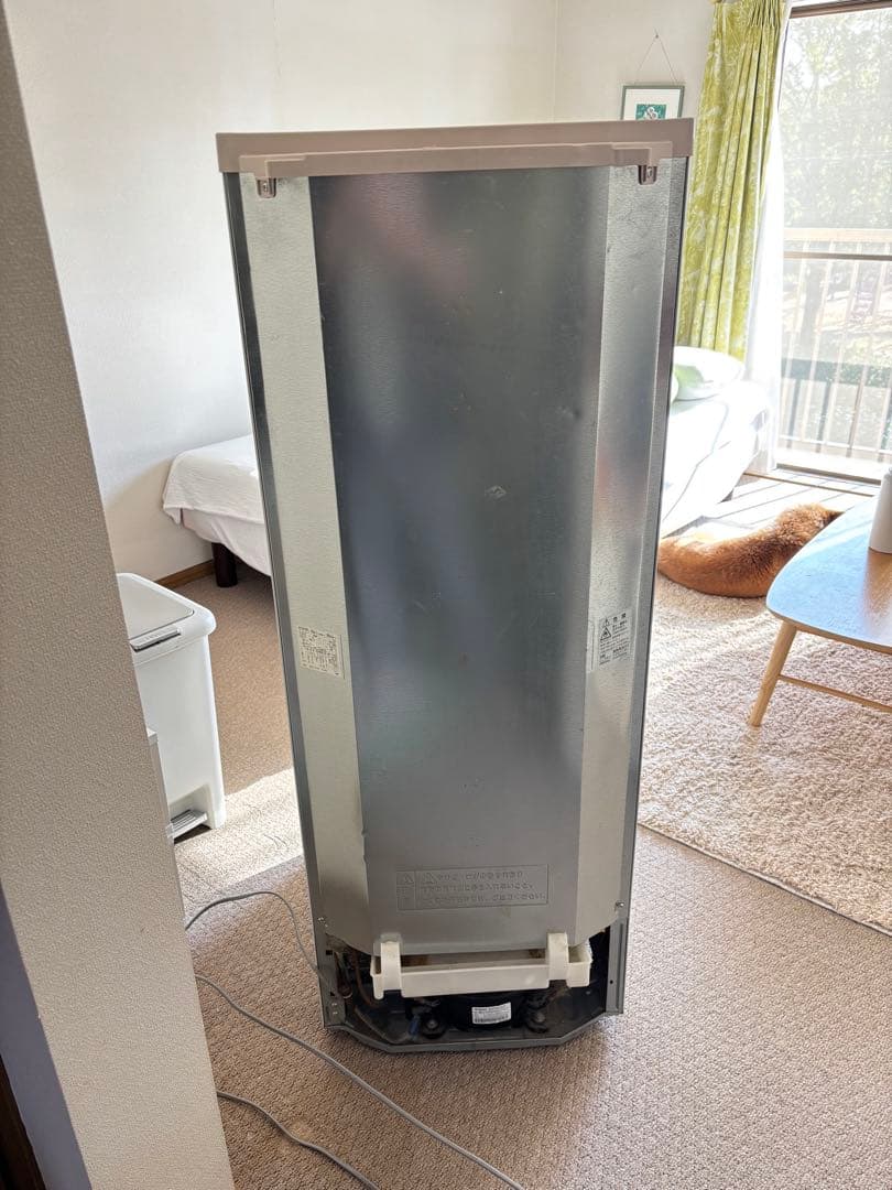 ホワイト 2ドア冷蔵庫