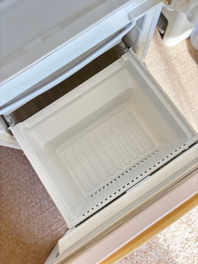 ホワイト 2ドア冷蔵庫