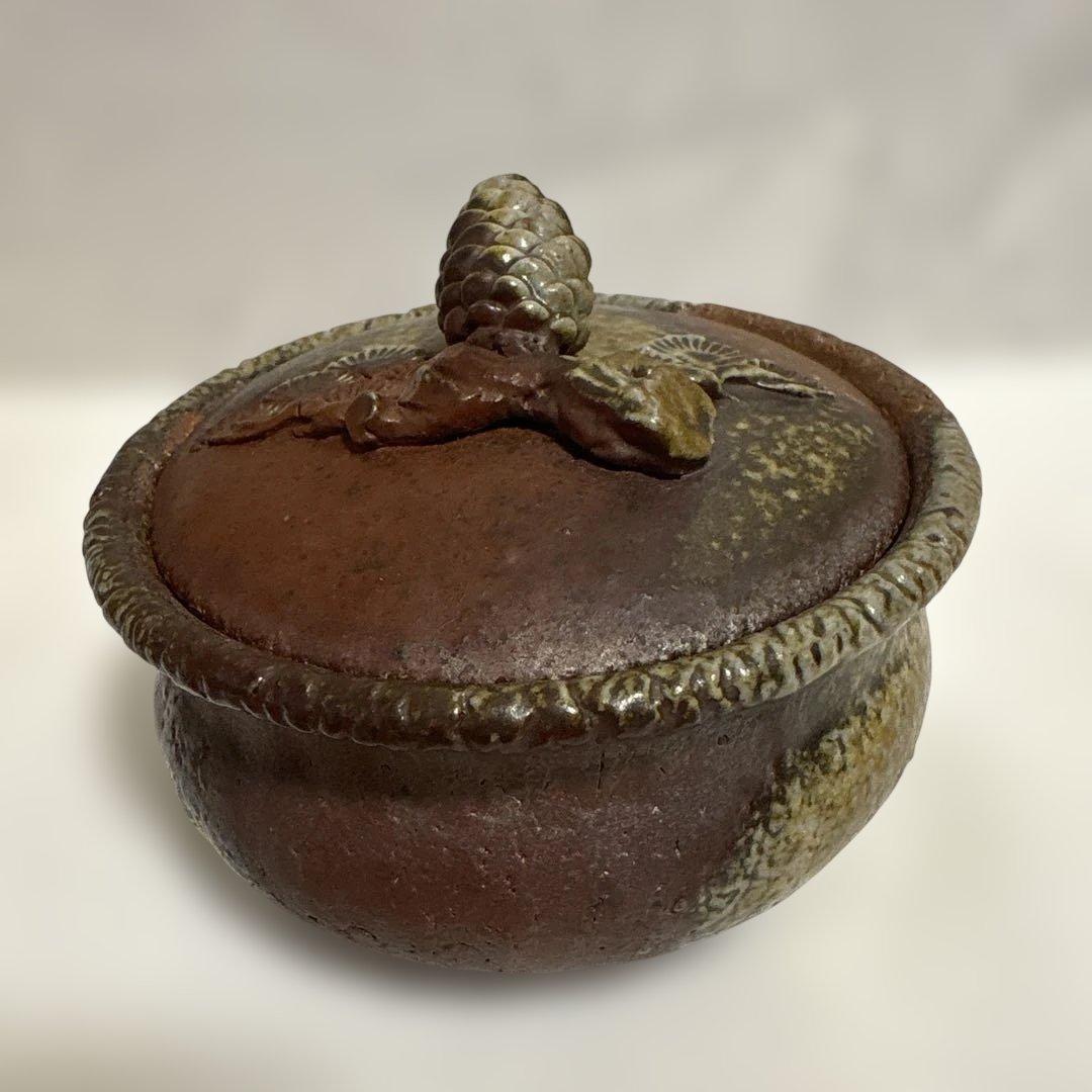 希少　入江光人司　備前　宝瓶　松毬摘