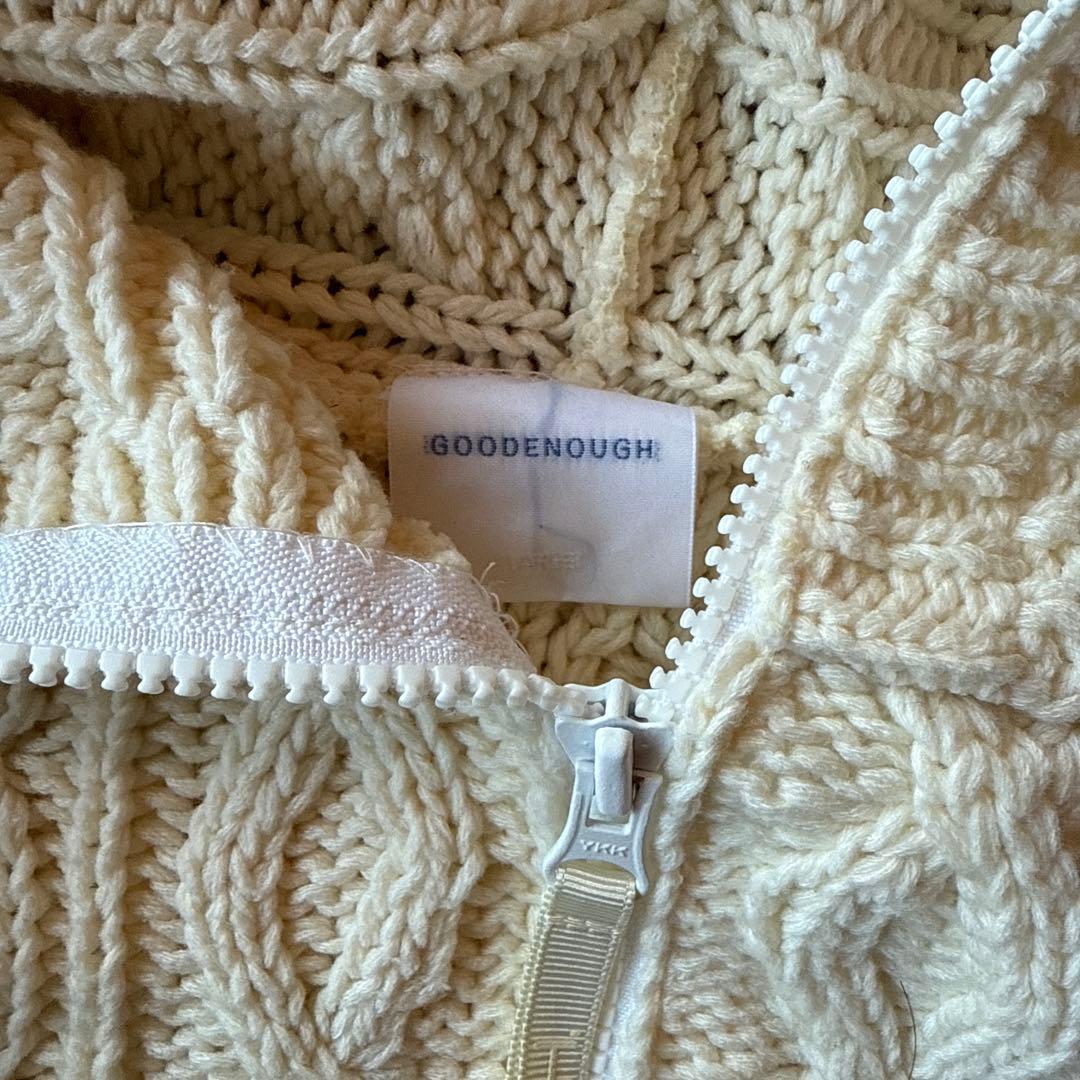 Goodenough フィッシャーマンニットパーカー