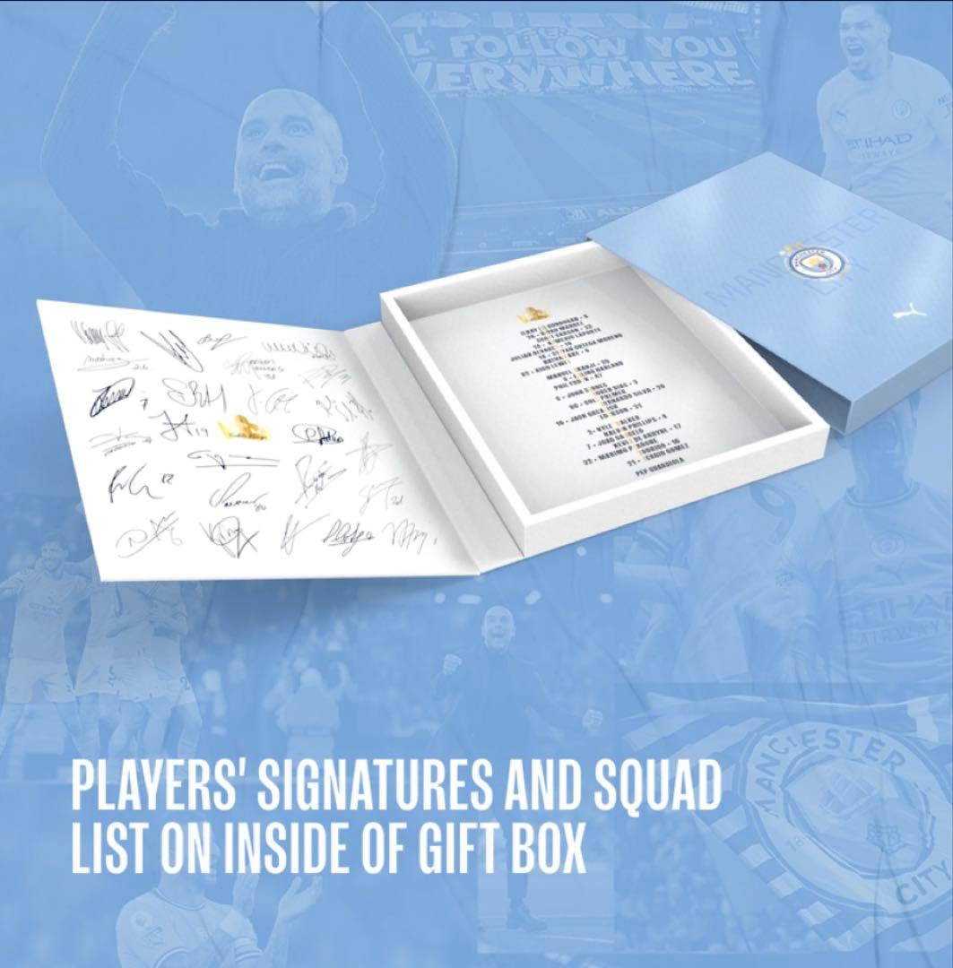 【未開封】マンチェスターシティ トレブル記念ユニフォーム2022/23