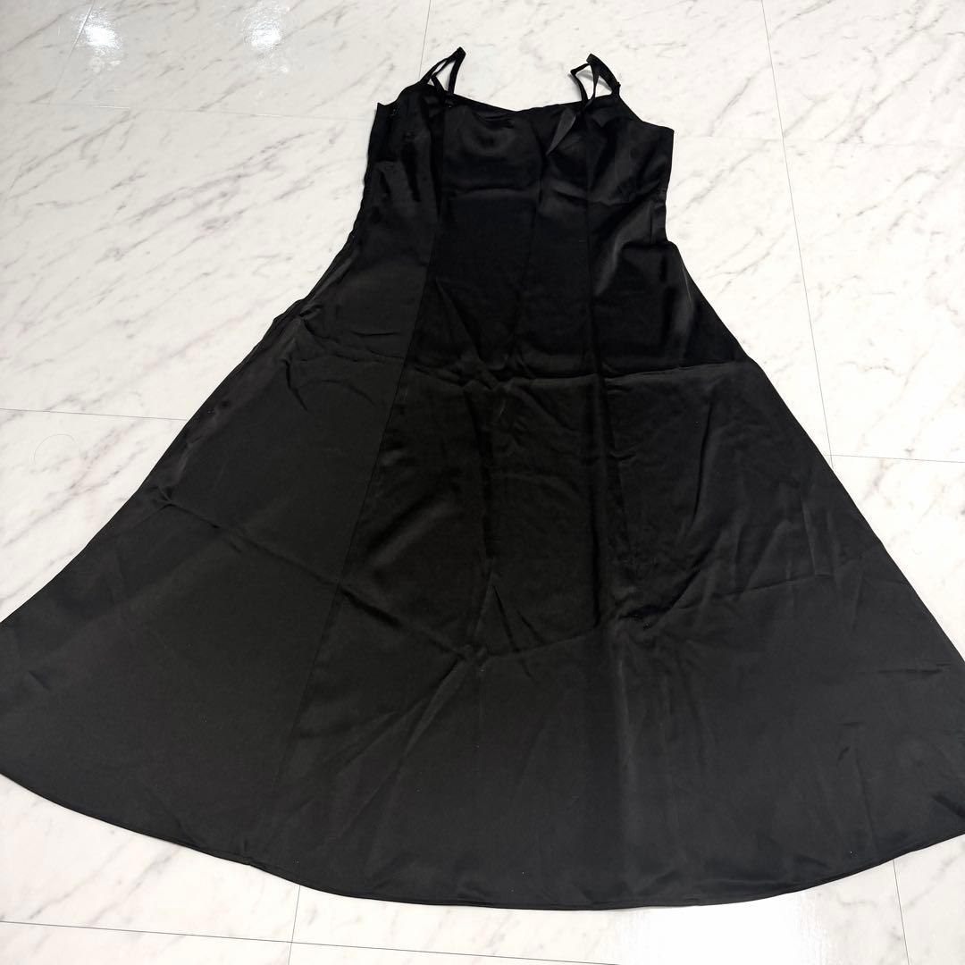 【美品】完売品✨️アニュアンス ヴィンテージ レース ドレス ロング 黒 美ライン