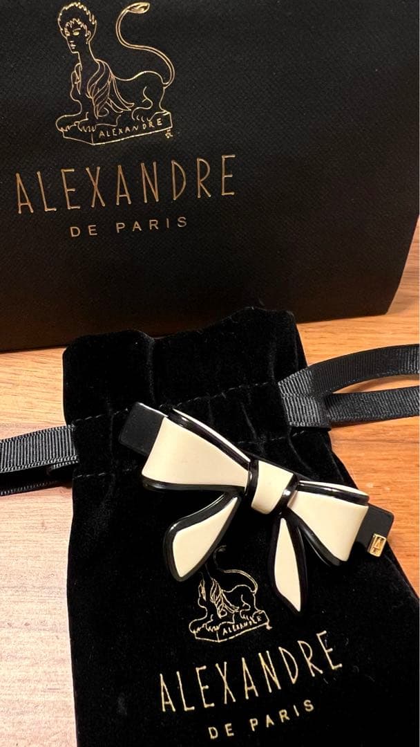 alexandre de アレクサンドルドゥパリ リボンバレッタ（6cm S）