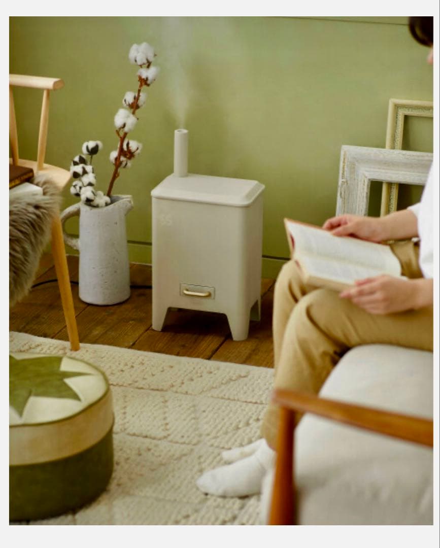 新品・未開封BRUNOハイブリッドUV加湿器おしゃれで人気のグラスグリーン