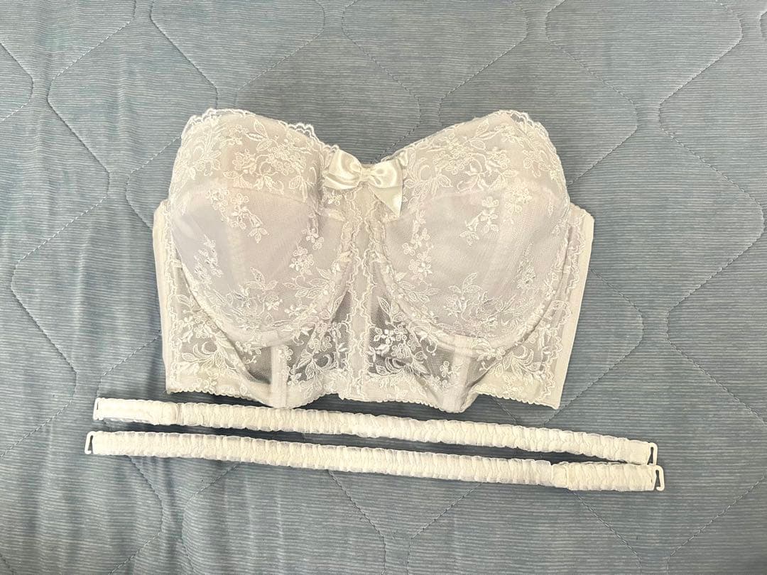 セモアブライダルインナー コルセットタイプ ホワイト　ガードル付きE70/64