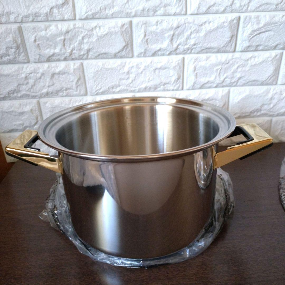 ♦未使用　タッパーウェア　寸胴鍋　(２１cm ５.４L)　レインボークッカー