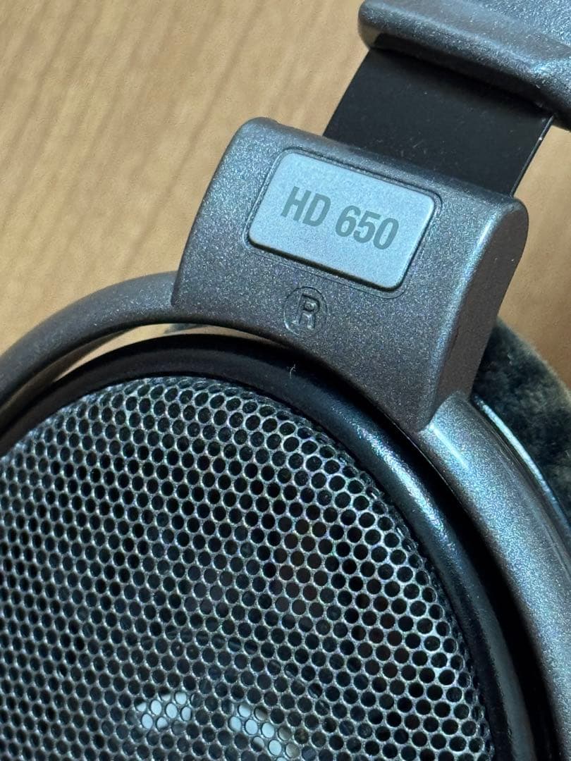 【動作確認済】Sennheiser HD 650 リケーブル可能ヘッドホン