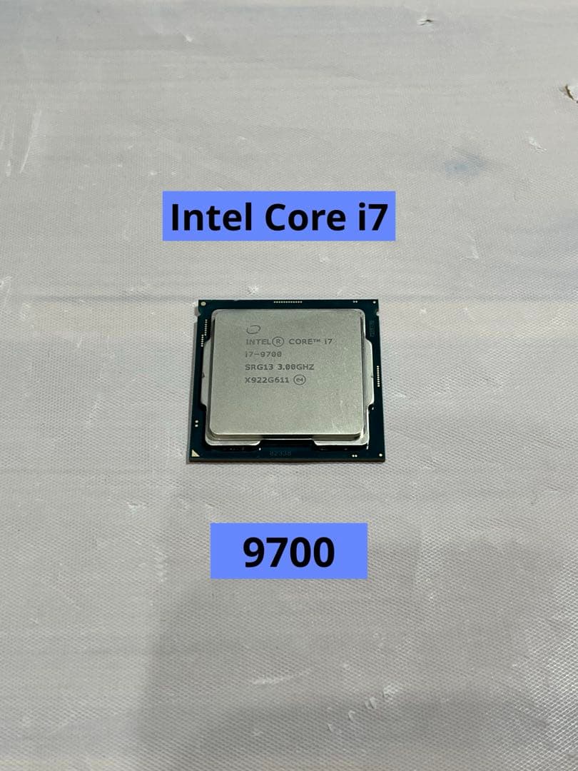 CPU Intel Core i7 9700