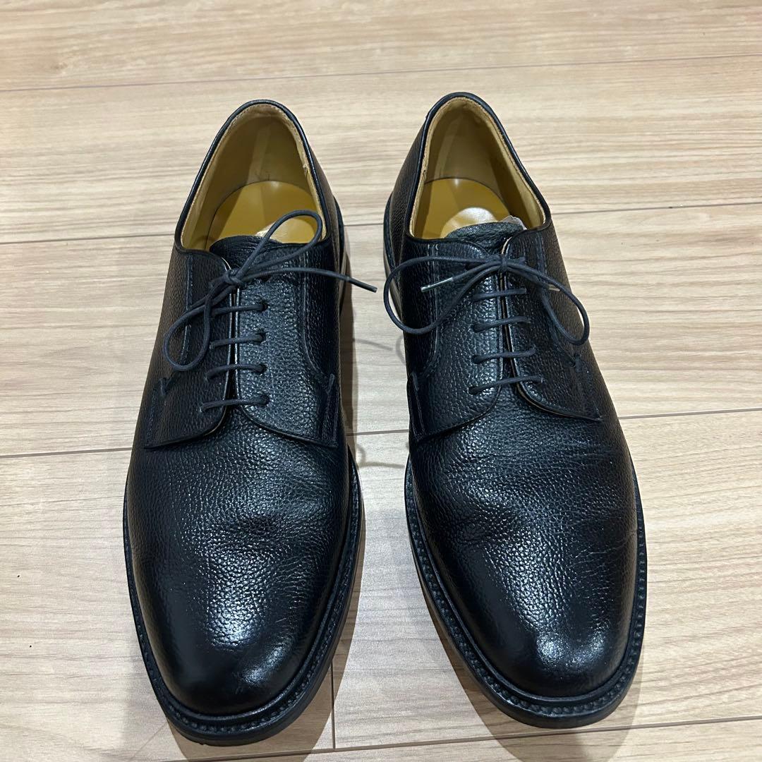 リーガル　プレントゥシューズ　シボ革