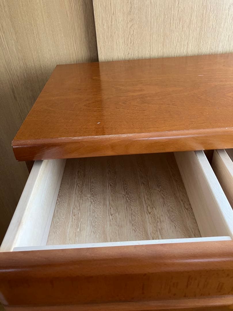 木製タンス　10引き出し ブラウン