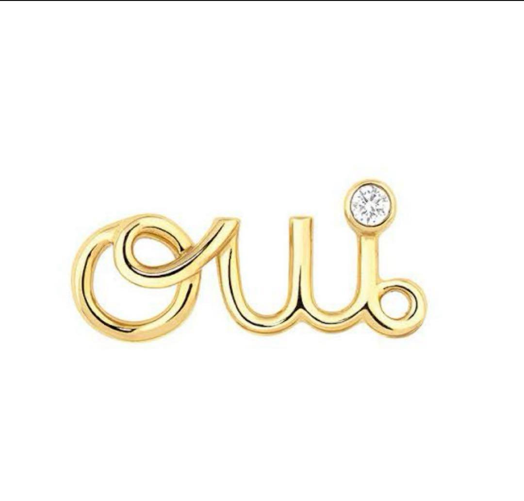 M*y様 Dior Dioramour シングルピアス イエローゴールド&ダイヤ